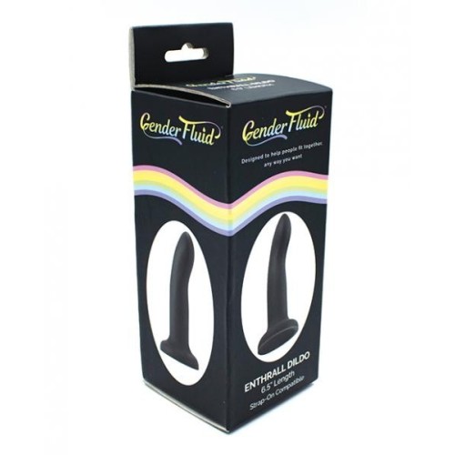 Dildo Strap-on Gender Fluid Enthrall 6.5 Pulgadas Negro