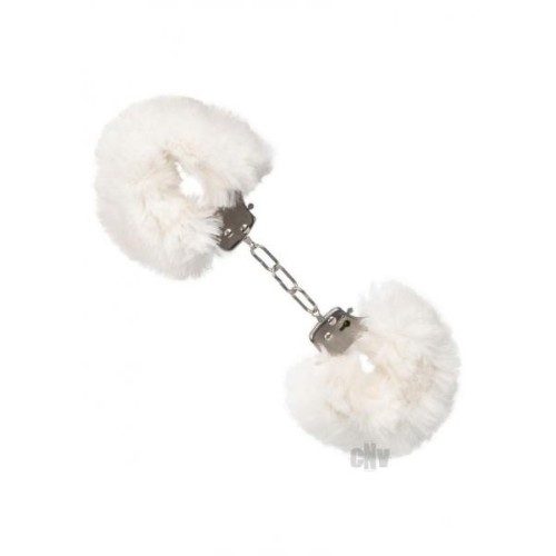 Ultra Fluffy Furry Cuffs White