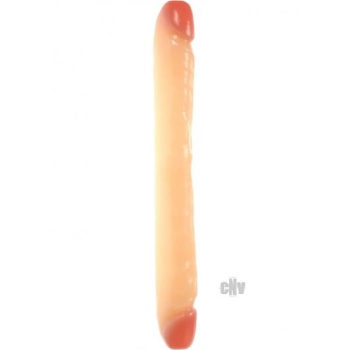 Twelve Double Dong Beige - Pleasure for Couples