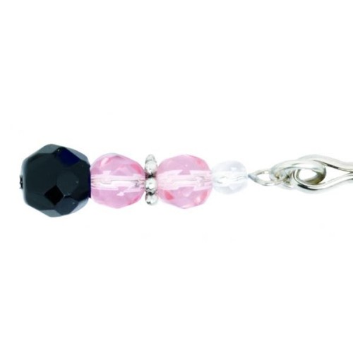 Tweezer Clit Clamp with Pink Beads