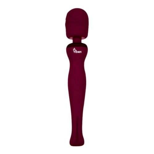 Viben Sultry Intense Handheld Wand Massager Ruby