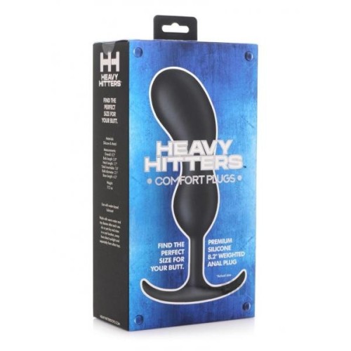 Plug Prostático de Silicona Premium con Peso - XL