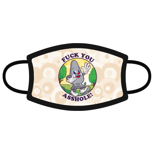 Mascarilla de 3 Capas Fuck You Asshole para Seguridad y Estilo