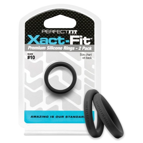 Perfect Fit Xact Fit #10 Black Pack of 2