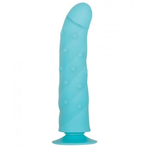 Dildo Grande Dual Capa Realista de 9.5in Azul