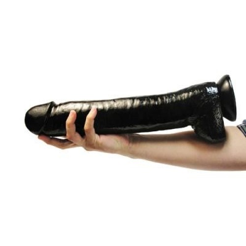 The Black Destroyer Huge 16.5 inches Dildo