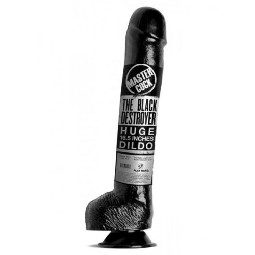 The Black Destroyer Huge 16.5 inches Dildo