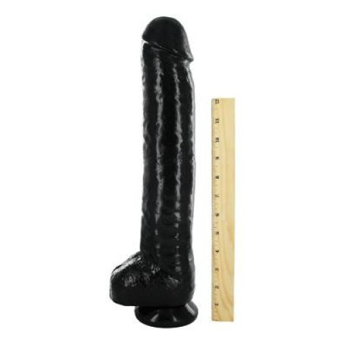 The Black Destroyer Huge 16.5 inches Dildo