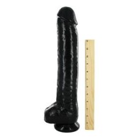 The Black Destroyer Huge 16.5 inches Dildo