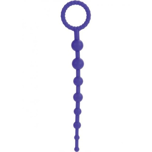 Booty Call X-10 Silicone Anal Beads Purple