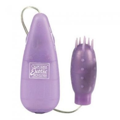Silicone Slims Nubby Bullet Vibrator Purple for Intense Stimulation