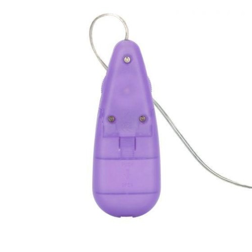 Silicone Slims Nubby Bullet Vibrator Purple for Intense Stimulation