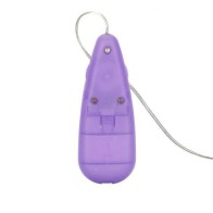 Silicone Slims Nubby Bullet Vibrator Purple for Intense Stimulation