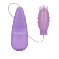 Silicone Slims Nubby Bullet Vibrator Purple for Intense Stimulation