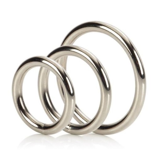 Silver O Ring 3 Piece Set for Couples