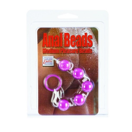 Medium Anal Beads Assorted Colors for Intimate Play