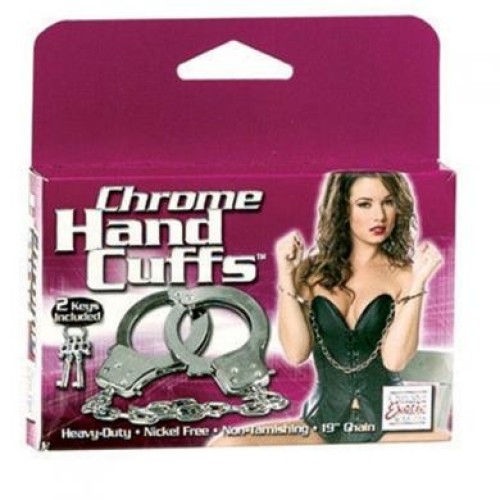 Chrome Metal Handcuffs