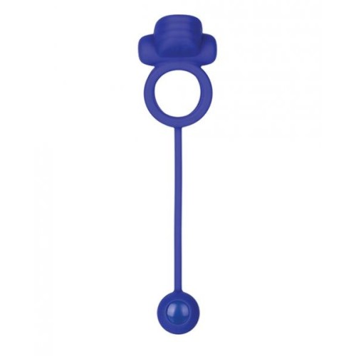 Dual Rockin Rim Enhancer Purple Vibrating Cock Ring