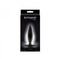 Renegade Spade Small Butt Plug Black for Anal Pleasure
