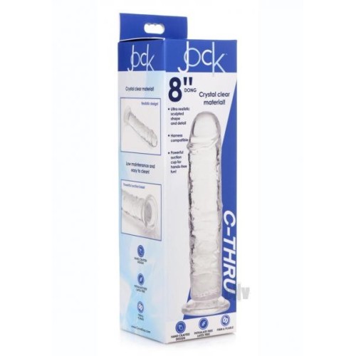 Jock C-thru Dildo 8 Inch