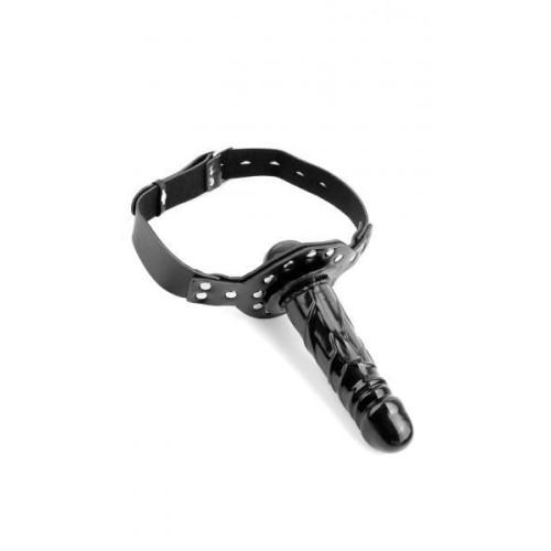 Deluxe Ball Gag with Dildo for Enhanced Pleasure Play