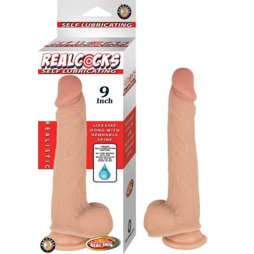 Realcocks Self Lubricating 9 Inch Flesh Toy