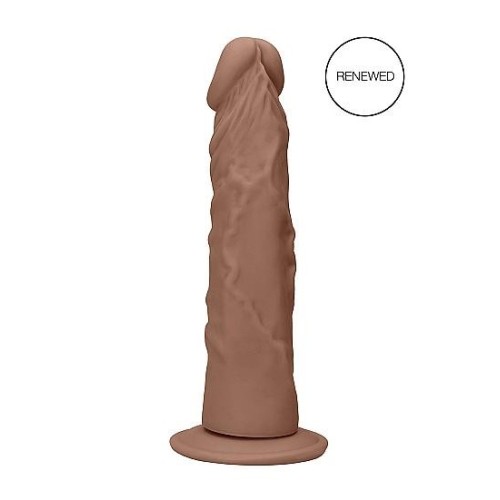 Real Rock 7 Inch Dildo - Mocha