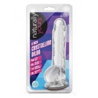 Dildo Cristalino de 8 In Diamante Naturalmente Tuyo