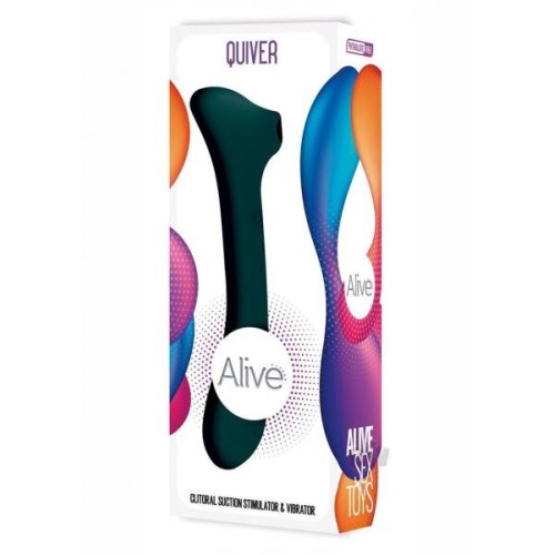 Vibrador Quiver Teal de Doble Función para Placer Definitivo