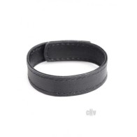 Velcro Leather Cockring Black