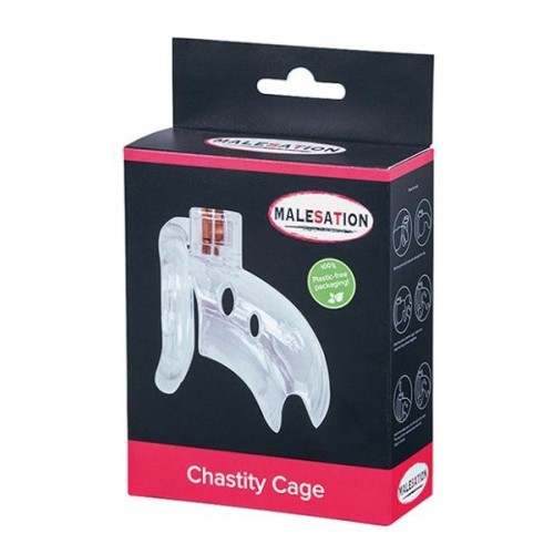 Malesation Chastity Cage - Clear