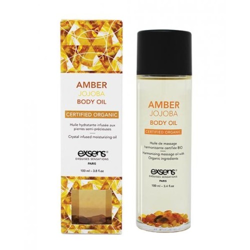 Exsens Organic Body Oil with Stones Amber Jojoba 100 ml