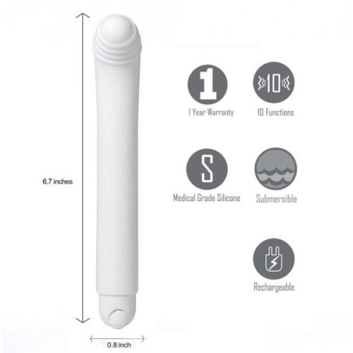 Vibrador Bullet Recargable Misty Long