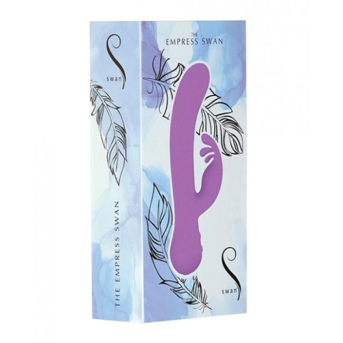 Empress Swan Lavender Vibrator Premium Silicone