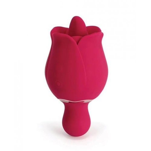 Sylvia Tongue Licking Rose Vibrator for Diverse Pleasure
