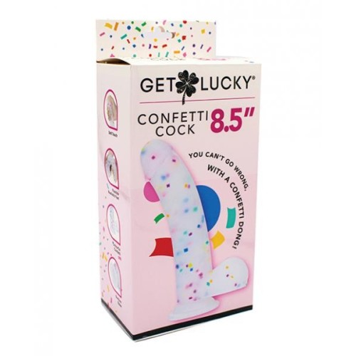 Shibari Get Lucky Confetti Cock 8.5"