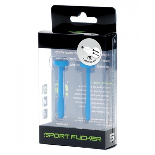 Sport Fucker Cum Plug Kit Blue - Perfect for Beginners