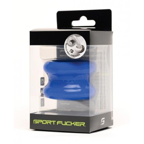 Sport Fucker Muscle Silicone Ball Stretcher Blue