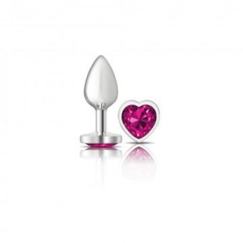 Plug Anal Cheeky Charms Corazón Rosa Brillante Pequeño para Placer Juguetón