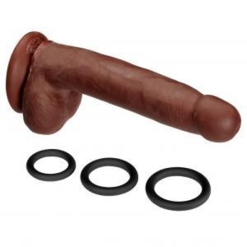 Cloud 9 Dual Density 7 inches Dildo with Balls for Realistic Pleasure