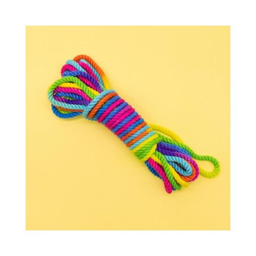 Emojibator Unicorn Rainbow Bondage Rope for Safe Restraint