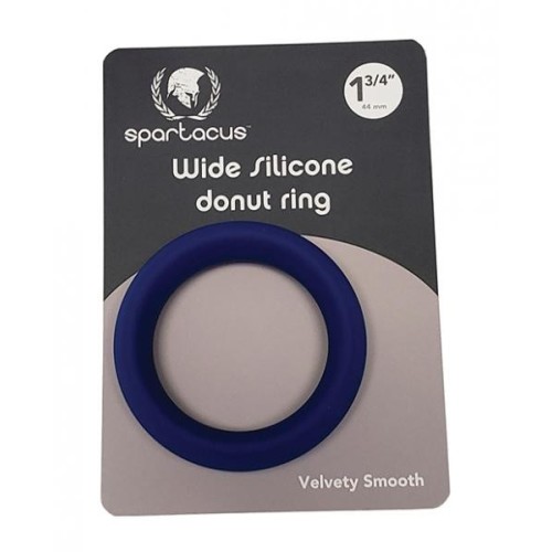 Spartacus Blue Silicone Donut Ring for Enhanced Pleasure