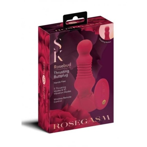 SK Remote Thrust Rosebud Butt Plug