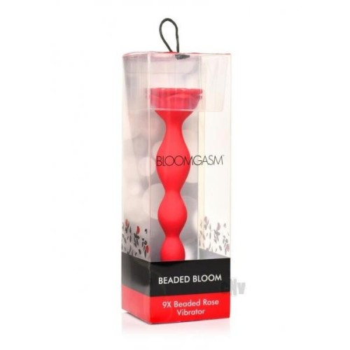 Bloomgasm Beaded Bloom Red Vibrator