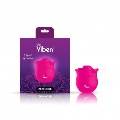 Viben Zen Rose Hot Pink Clitoral Stimulator