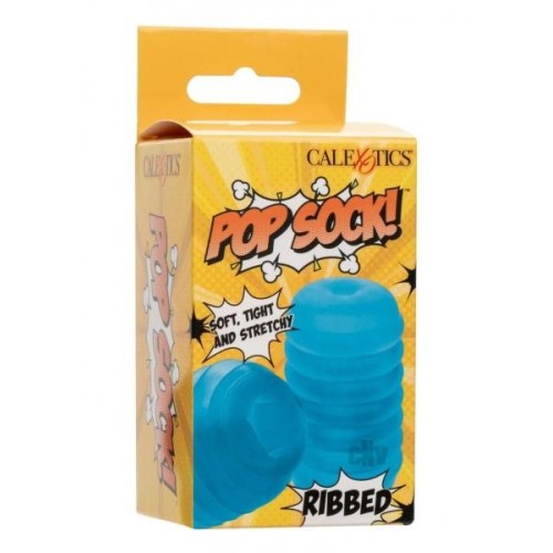 Pop Sock Ribbed Stroker for Unique Pleasure