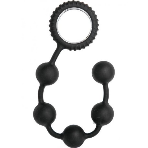 Sinful Black Anal Beads - Anal Toys for Pleasure