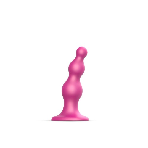 Strap-On-Me Beads Plug Dil Metallic Raspberry - Ultimate Pleasure