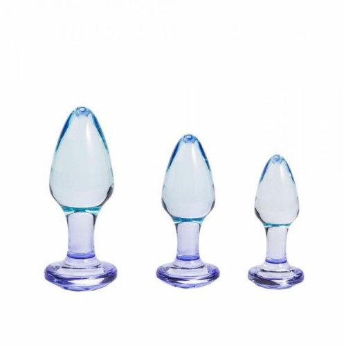 Butties 3 Piece Acrylic Anal Plug Set for Beginners