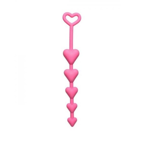 All Heart Silicone Anal Beads Purple